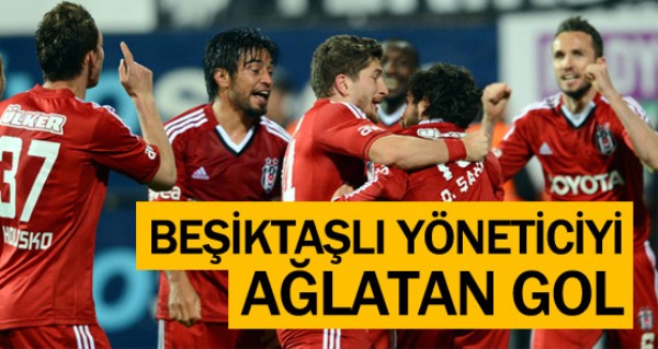 Beiktal yneticiyi alatan gol!